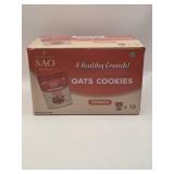 Oat Cookies package of 10 Good for you and tasty