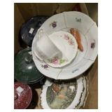 Box lot of various China and small crocs