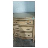 Drexel 3 drawer night stand (smoke stains, and