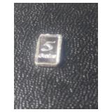 5 Grain Bar Of .999 Fine Silver