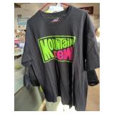 Mountain Dew T-shirt size XL