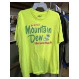 Mountain Dew throwback T-shirt size XL