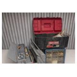 Assorted Tool Storage LotIncludes multiple