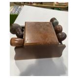 Collection of various pipes and a wooden pipe