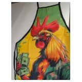 New In Package Adult Rooster Apron
