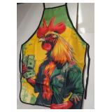 New In Package Adult Rooster Apron