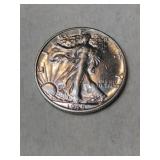 1942 walking Liberty half dollar