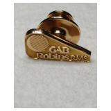 Gold GAB tac pin  Marked 10K.    .105oz