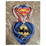 Superman & Batman Valentine's Tins