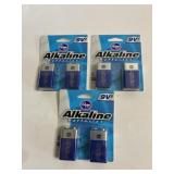 3pkgs-2pack 9V batteries