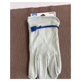 Ball & Tape leather gloves size small