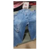 Carhartt 38x28 blue Jean Bib overalls