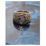 Menï¿½s Statement Ring ï¿½ Lion Medallion