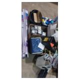 Light bulbs, cleaners , bike basket, Mats, and