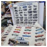 Ford car and truck posters