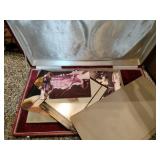 Redbox with black and white pictures