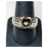 Silver mother's ring inside marked ' a mother