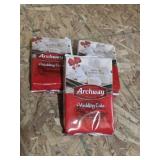 3 Archway Wedding Cake Cookies 6 oz packages