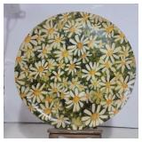 Fiberglass diary tray 13.5in with wood stand