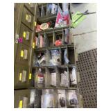 Drawer contents carburetor kits, engine stop