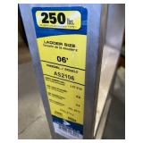 Louisville 6 foot aluminum ladder