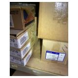 Large lot of white PVC unions and fittings