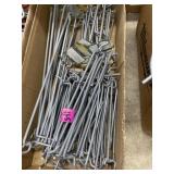 Pegboard hangers of various sizes