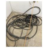 Rubber, heavy duty utility hose