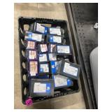 19 boxes of hex nuts