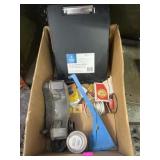 Storage clipboard, fuses, wood stain, and more