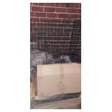 Commercial store wire display shelving and