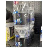 Four LED dimmable PAR 38 floodlights