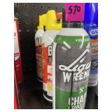 Two cans of PB blaster, and one can of liquid