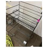 utility wire rack cart on wheels 24ï¿½ x 20ï¿½ x 49ï¿½