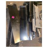 Eight utility shelf base in caps of various sizes