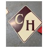 Brookstone corner hardware sign