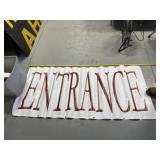 Entrance banner