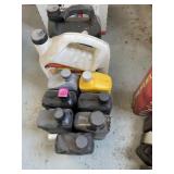 Large lot of various weight motor oil
