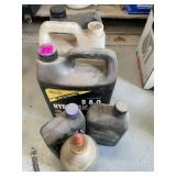 Mixed lot of hydraulic oil, transmission, oil,