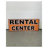 15'x36' rental center outdoor display sign