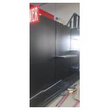 12ft x 84in Commercial peg board shelving unit