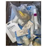 Various pool hose attachments