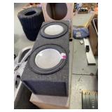 2 Subwoofer enclosure boxes and 2 x 10ï¿½ punch