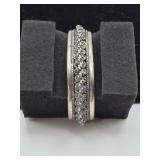 Sterling Braided Cuff Bracelet 41.5 grams