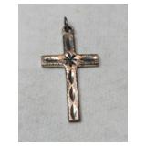 Silver native American  cross pendants  marked