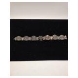 Filagree Silver Bracelet marked Mexico 19 grams