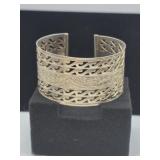 Large Sterling Cuff Bracelet 32 grams