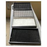 4 jewelry display cases