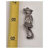 Silver Brooch by Meink marked Mexico 925  4 grams