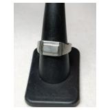 Silver band  ring.  Size 8.5.   .255oz